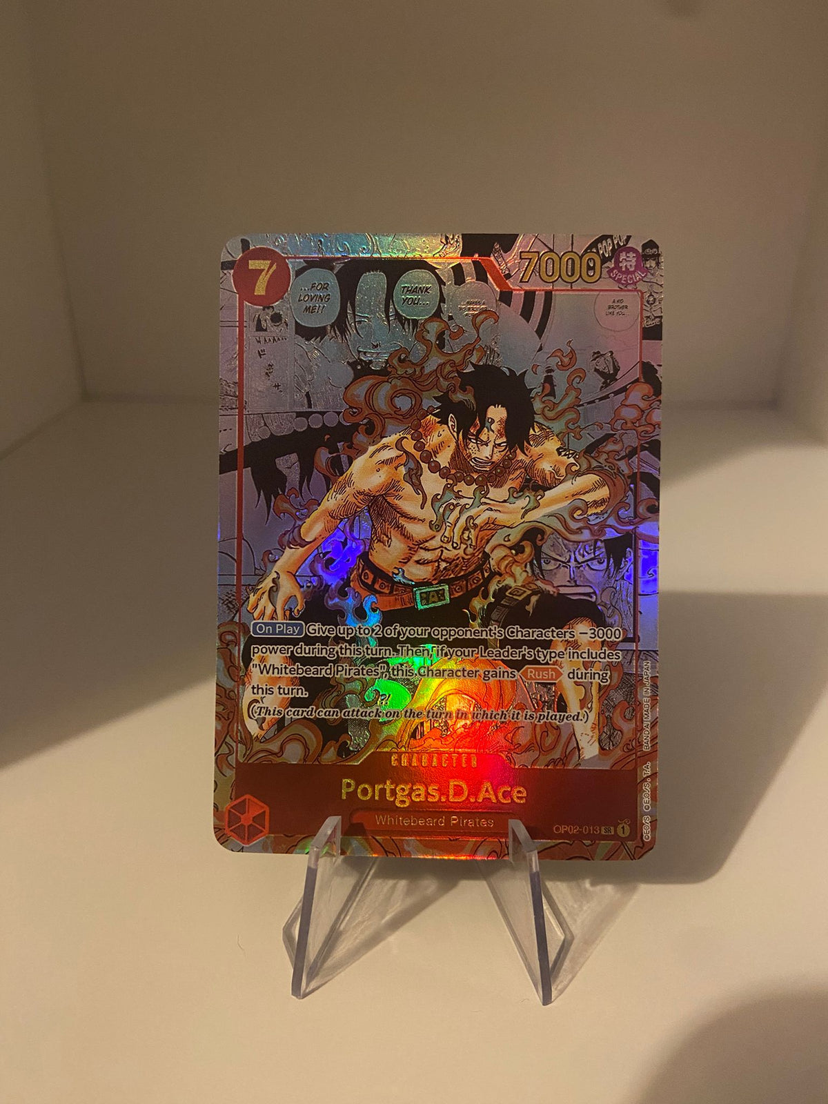 Portgas.D.Ace MANGA (OP02-013) (V.3) (JP)