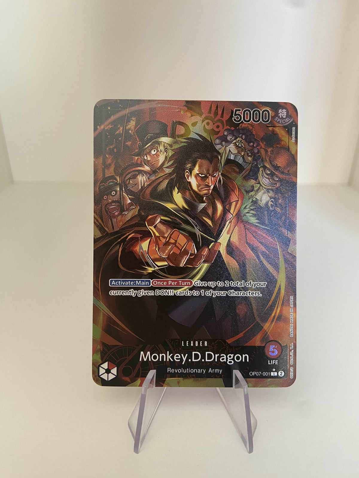 Monkey.D.Dragon LEADER ALT (OP07-001) (V.2) (EN)