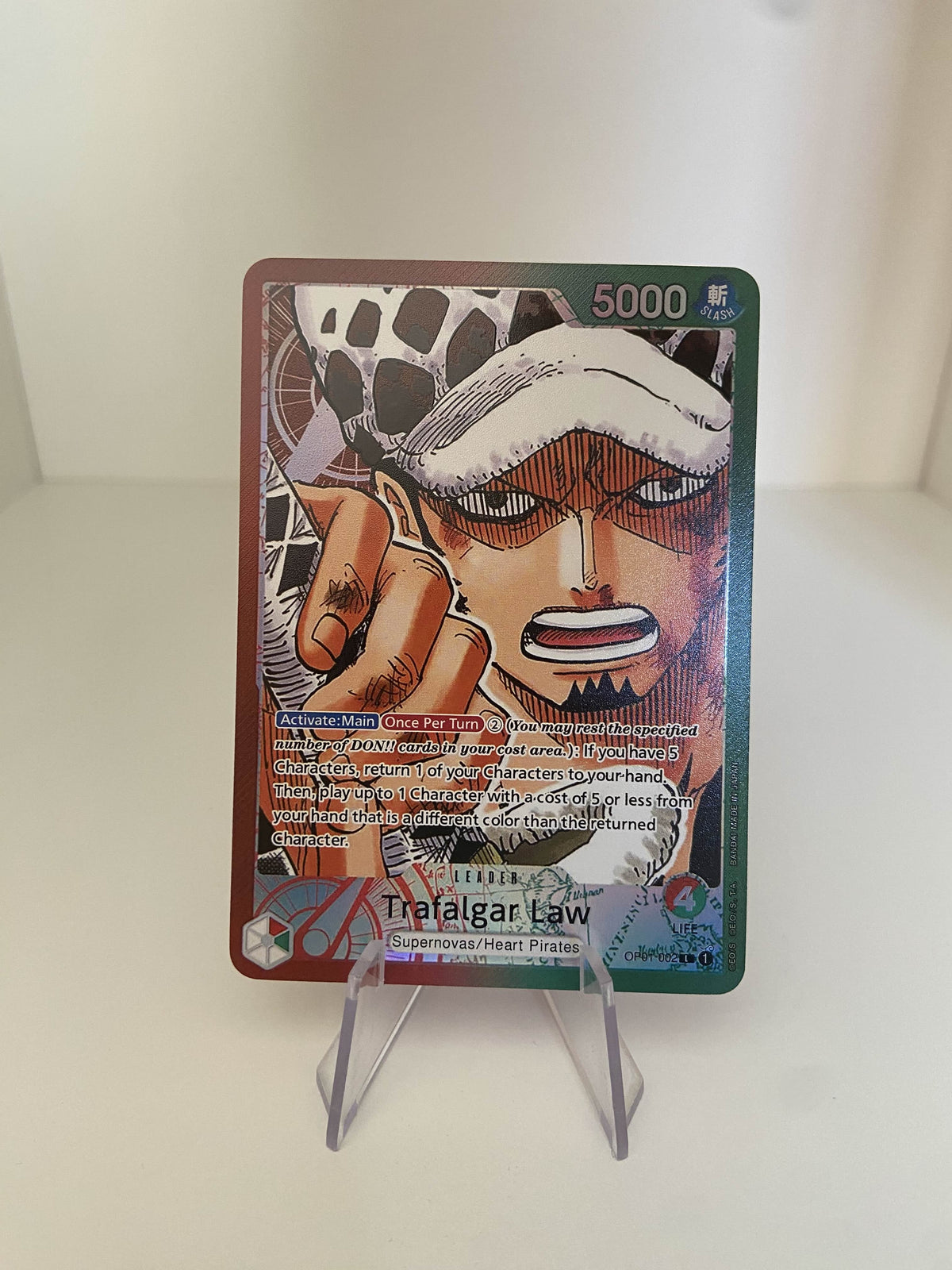 Trafalgar Law LEADER ALT (OP01-002) (V.2) (EN)