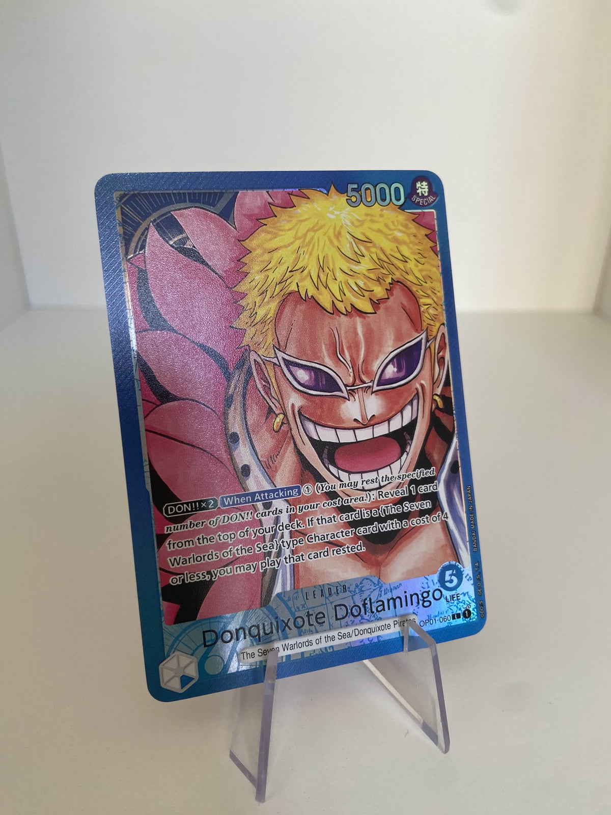 Donquixote Doflamingo LEADER ALT (OP01-060) (V.2) (EN)