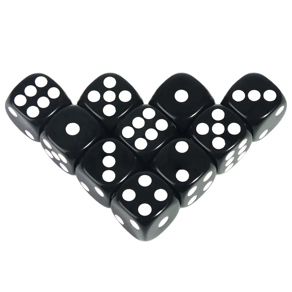 Set of 10 Dice (D6) - all color