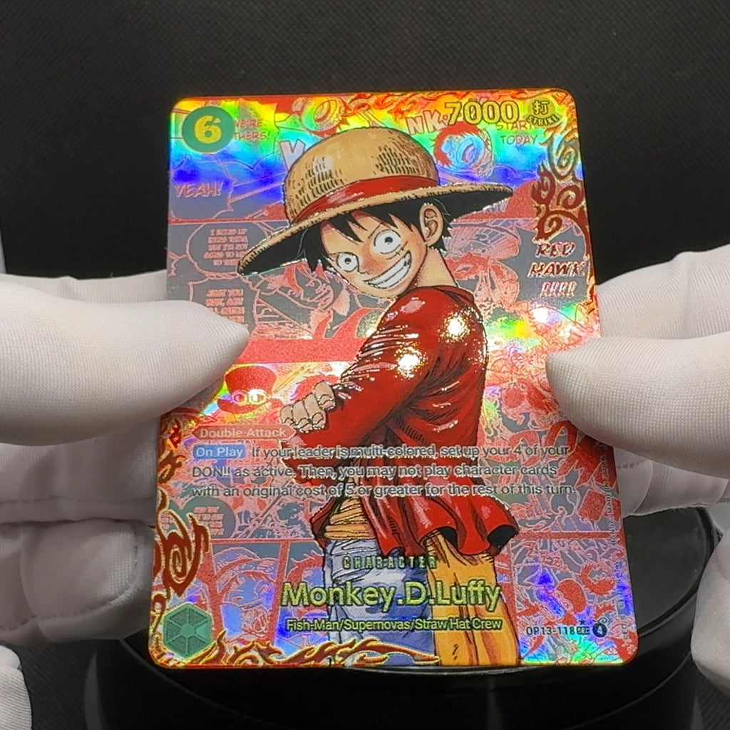 Pack Monkey D. Luffy RED MANGA (OP13-118) (EN) x4