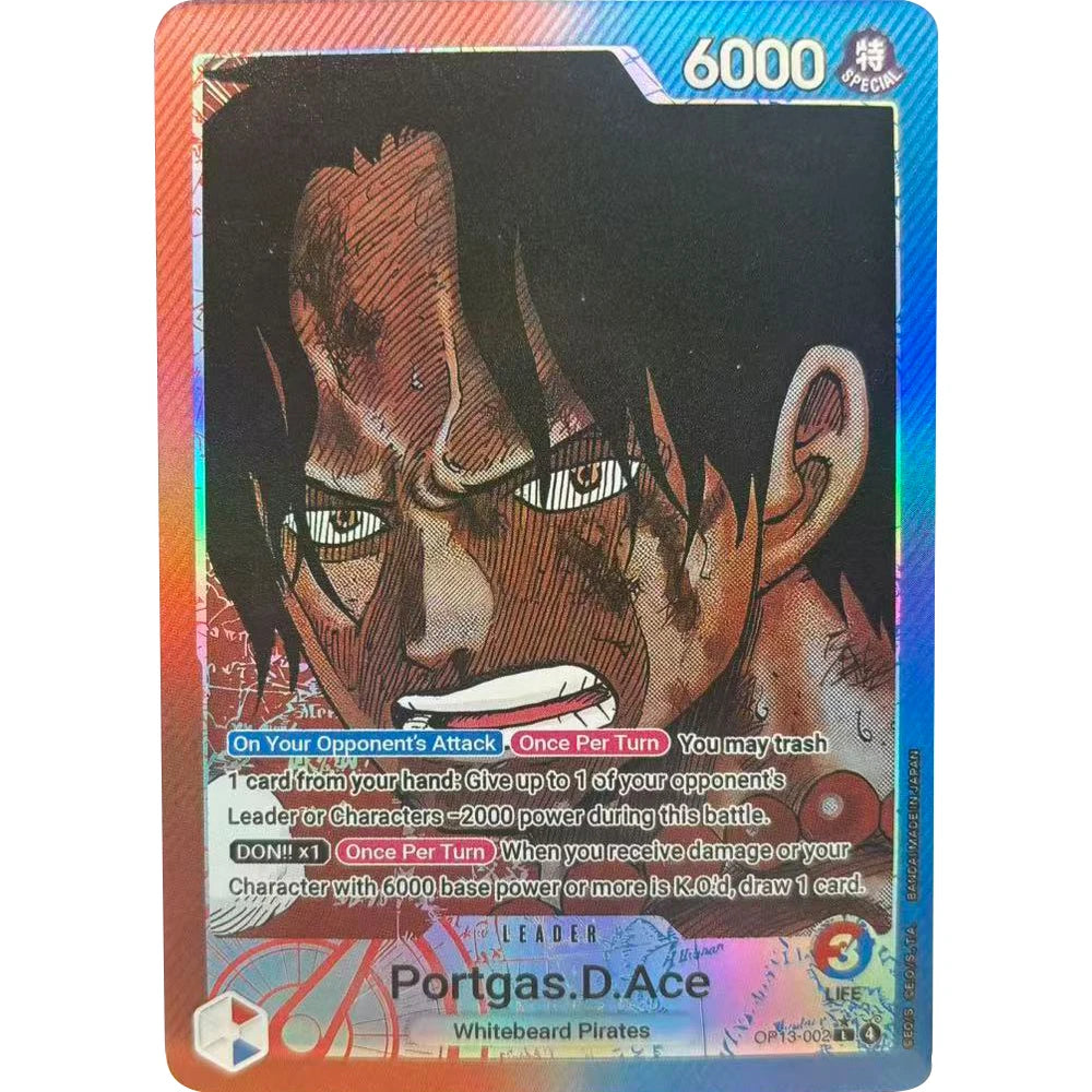 Portgas D. Ace LEADER ALT (OP13-002) (V.2) (EN)