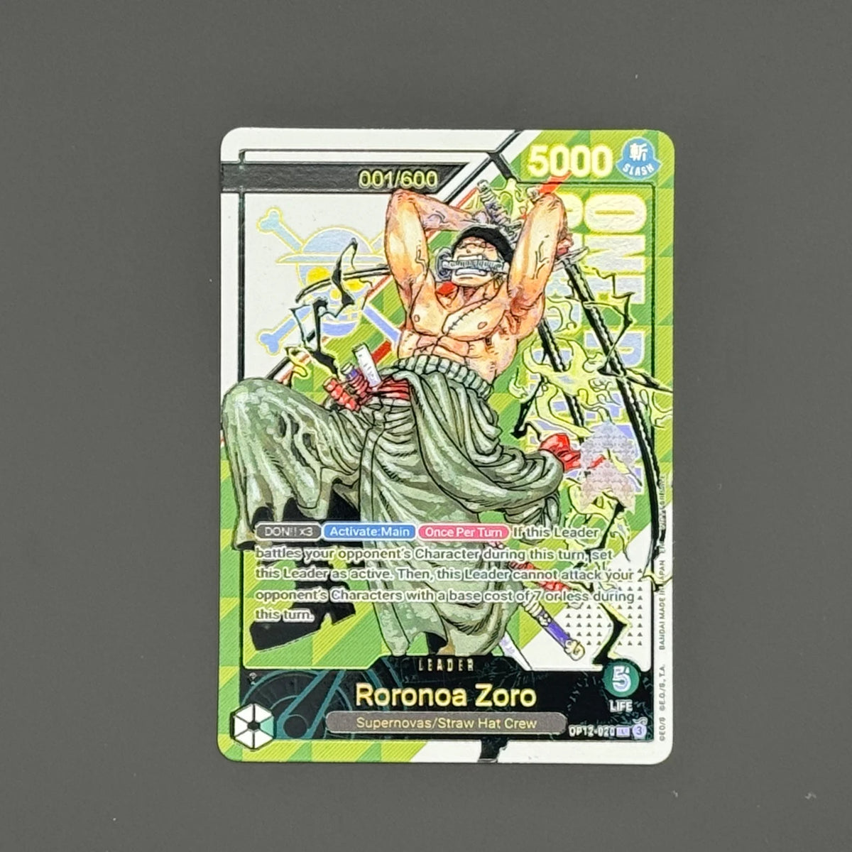 Roronoa Zoro (Special Tournament Promos) (OP12-020) (EN)