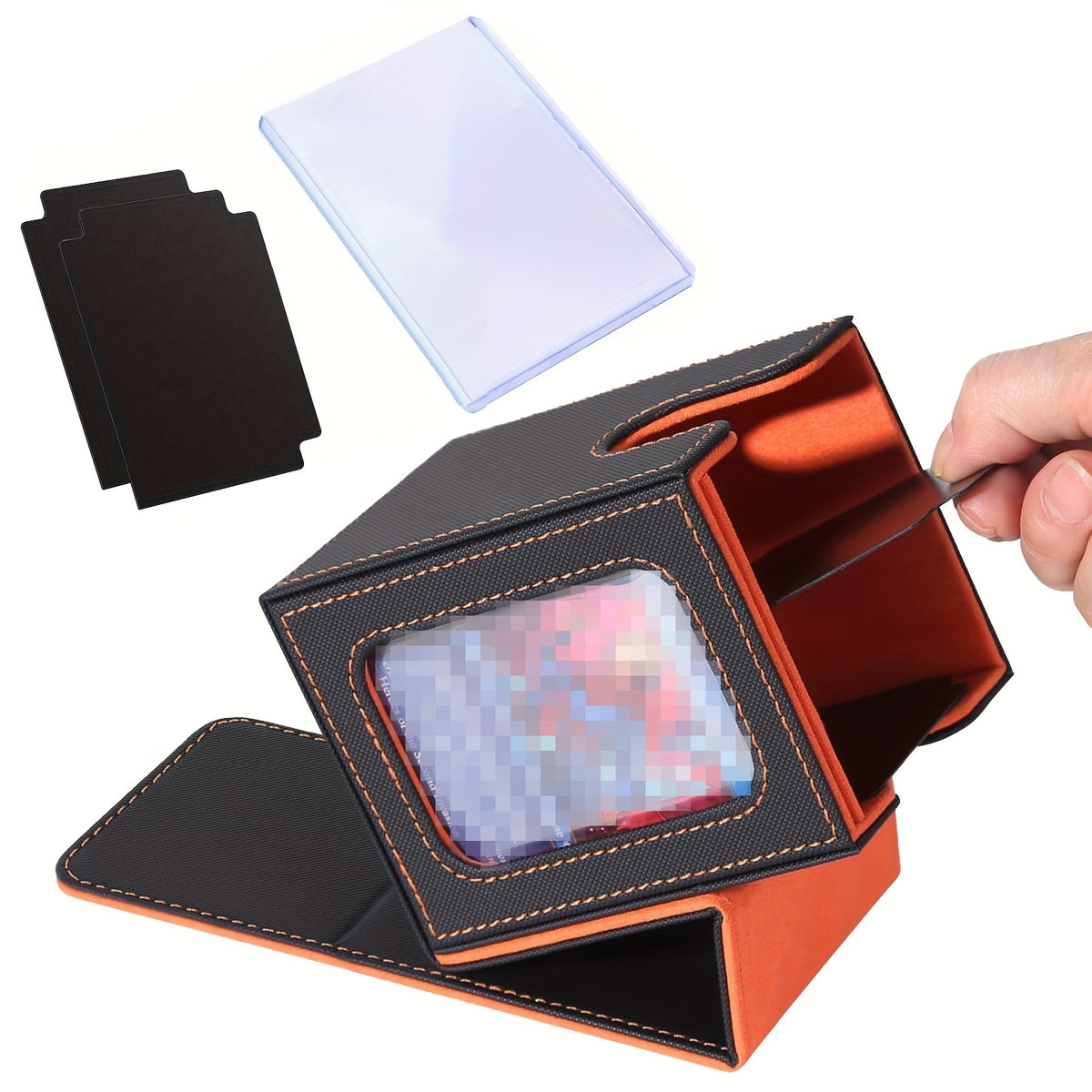 Deck Box - Black/Orange