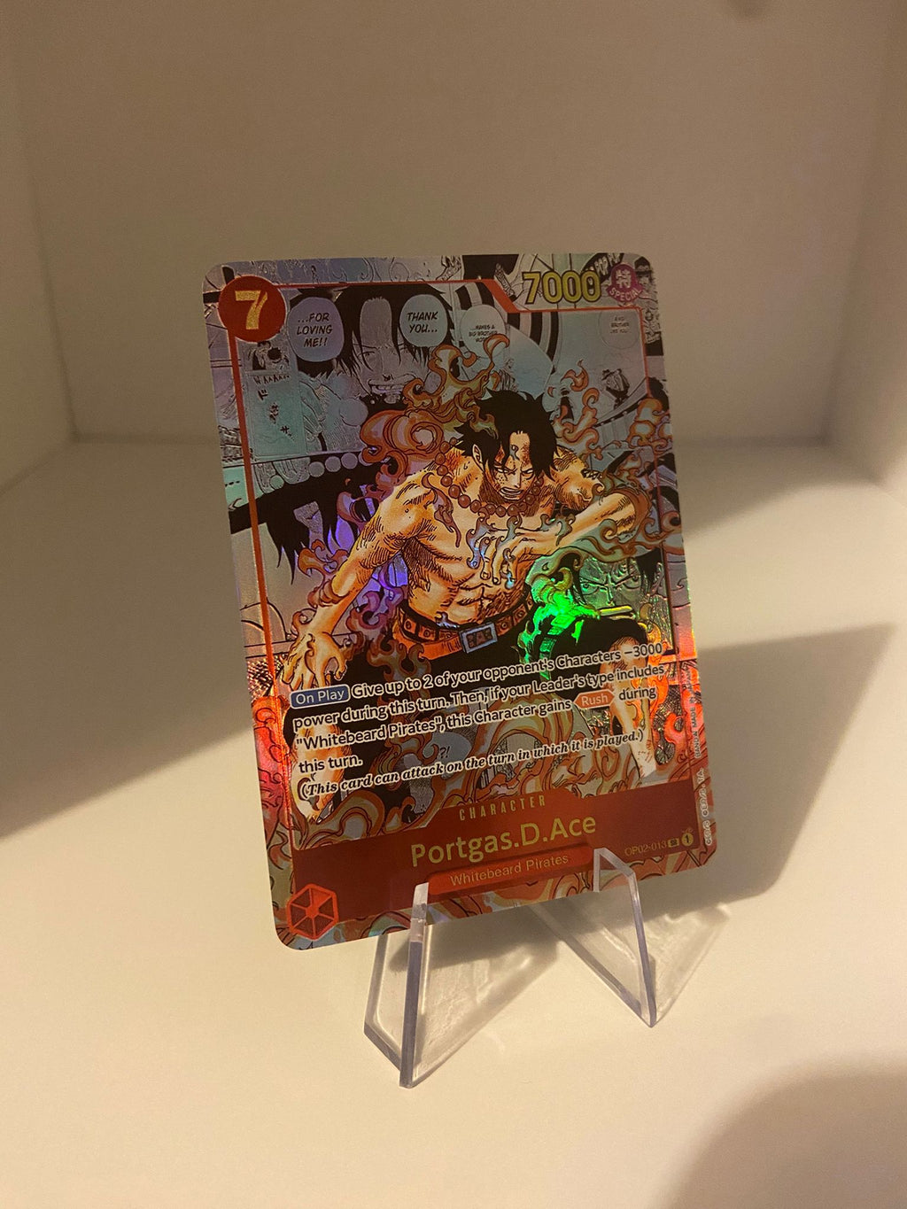 Portgas.D.Ace MANGA (OP02-013) (V.3) (JP)